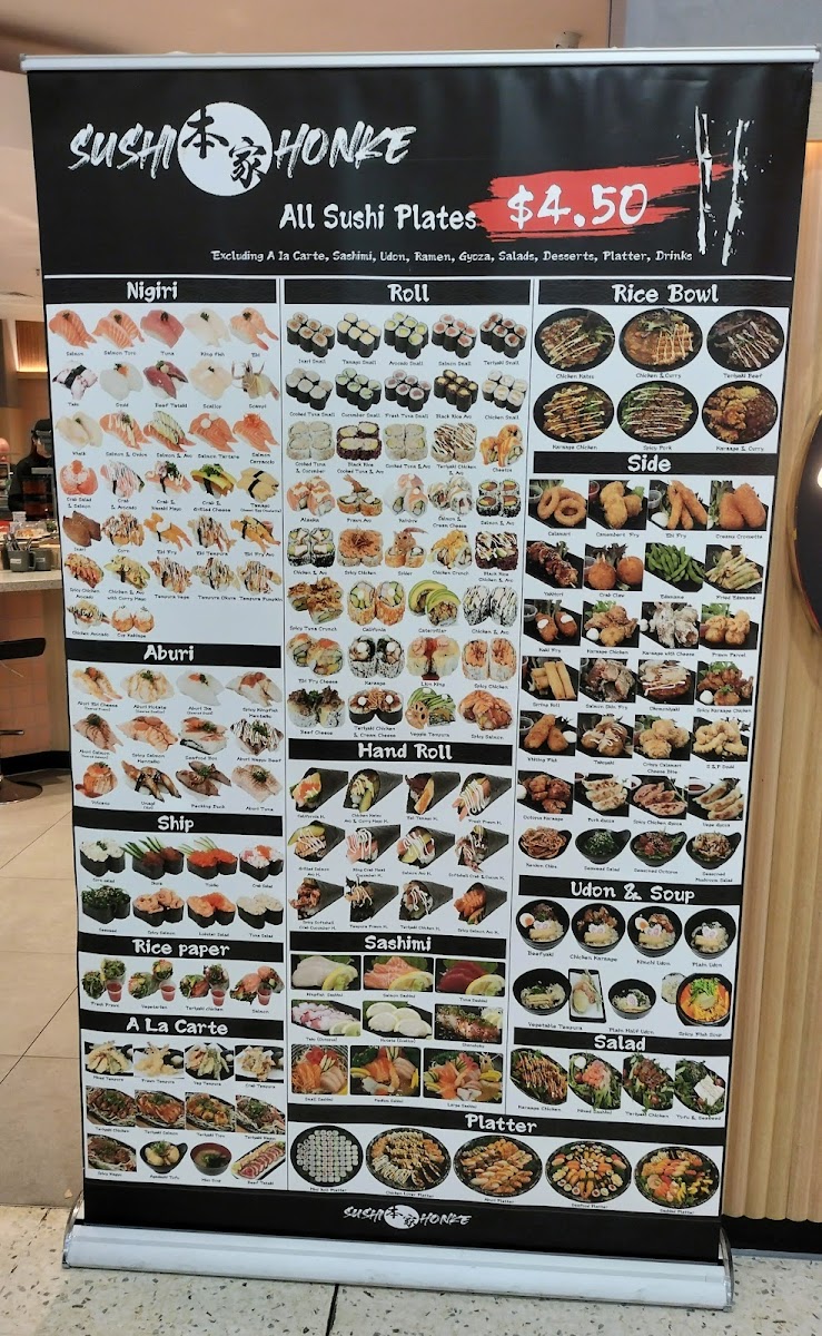 Sushi Honke Brookside Photo Menu 2
