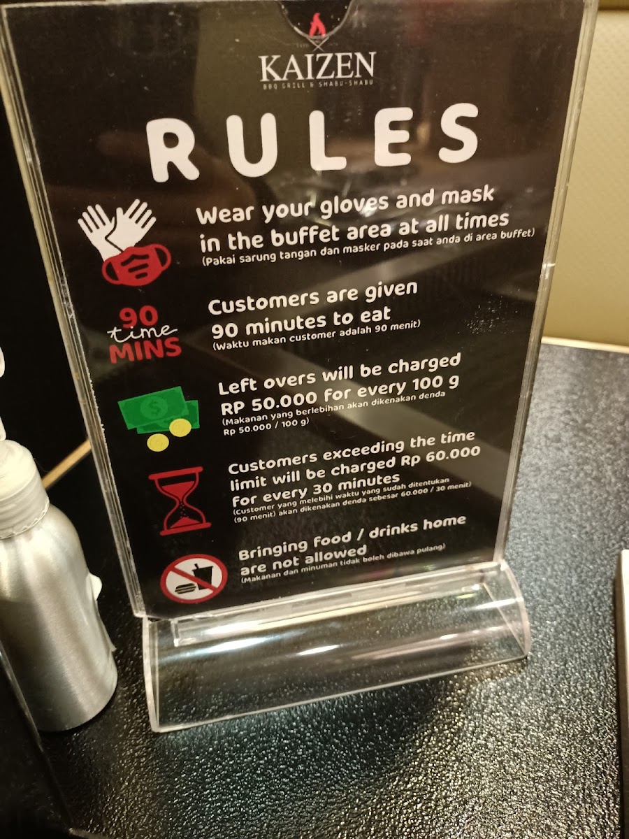 Kaizen All You Can Eat BBQ Grill & Shabu-Shabu Photo Menu 10