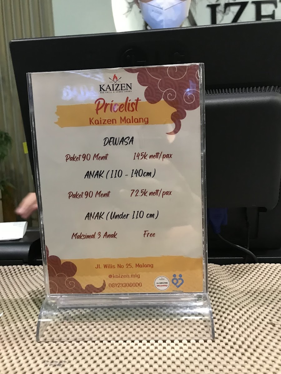 Kaizen All You Can Eat BBQ Grill & Shabu-Shabu Photo Menu 4