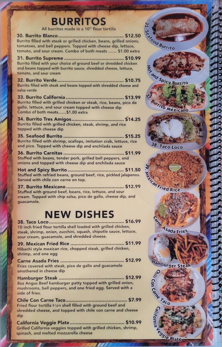 EL Charro Mexican Restaurant Photo Menu 3
