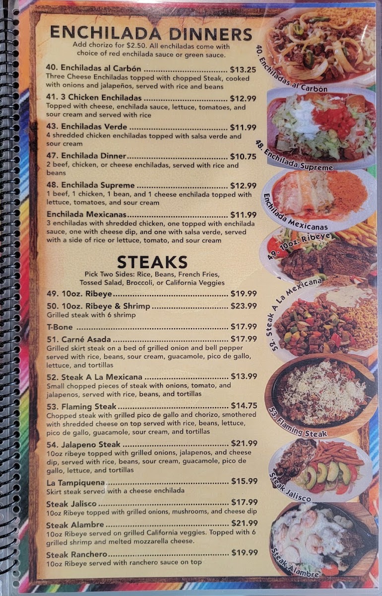 EL Charro Mexican Restaurant Photo Menu 4