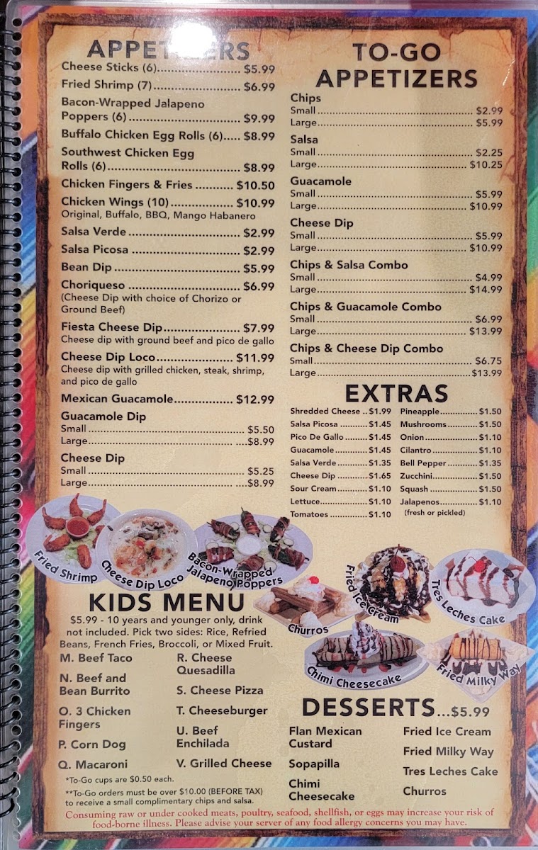 EL Charro Mexican Restaurant Photo Menu 8
