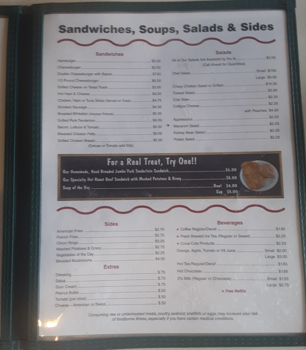 20th Century Restaurant Photo Menu 4