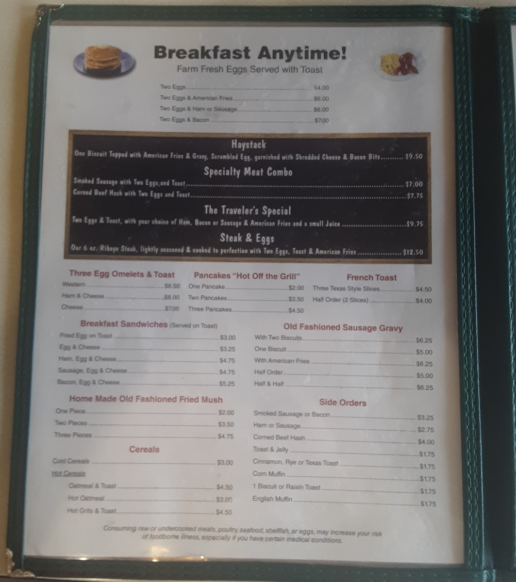 20th Century Restaurant Photo Menu 5