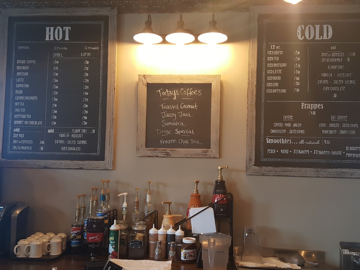 Griggs Coffee & Peanuts Photo Menu 2