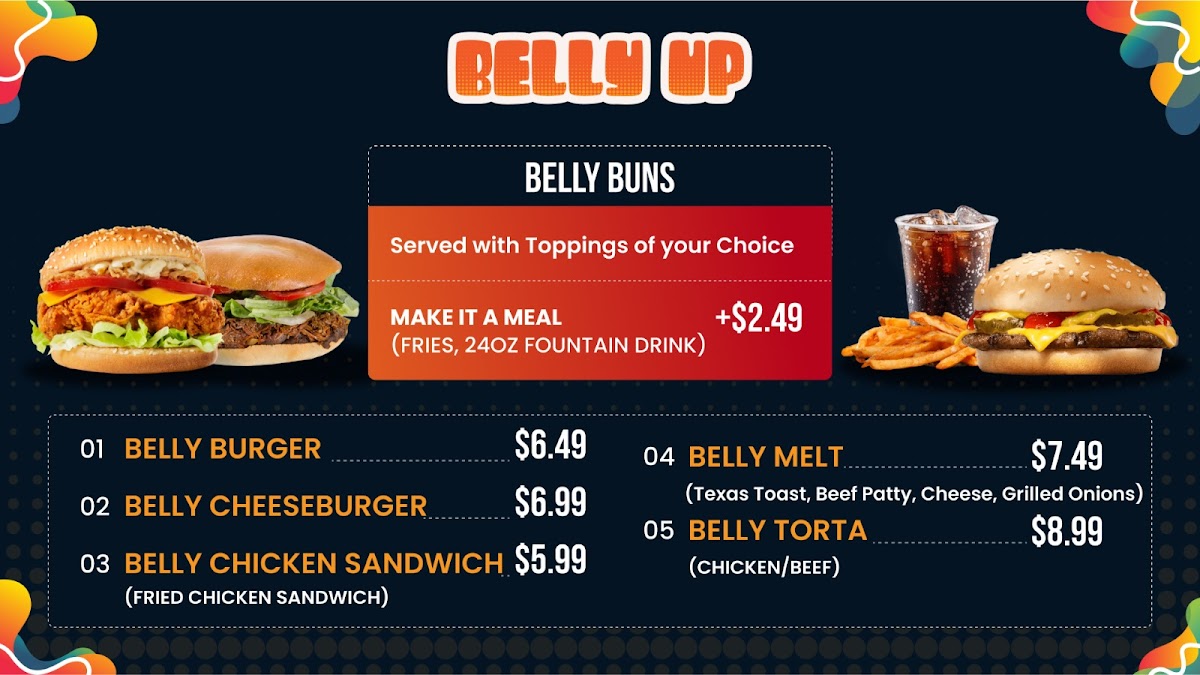 Belly Up Mexican Grill Photo Menu 3