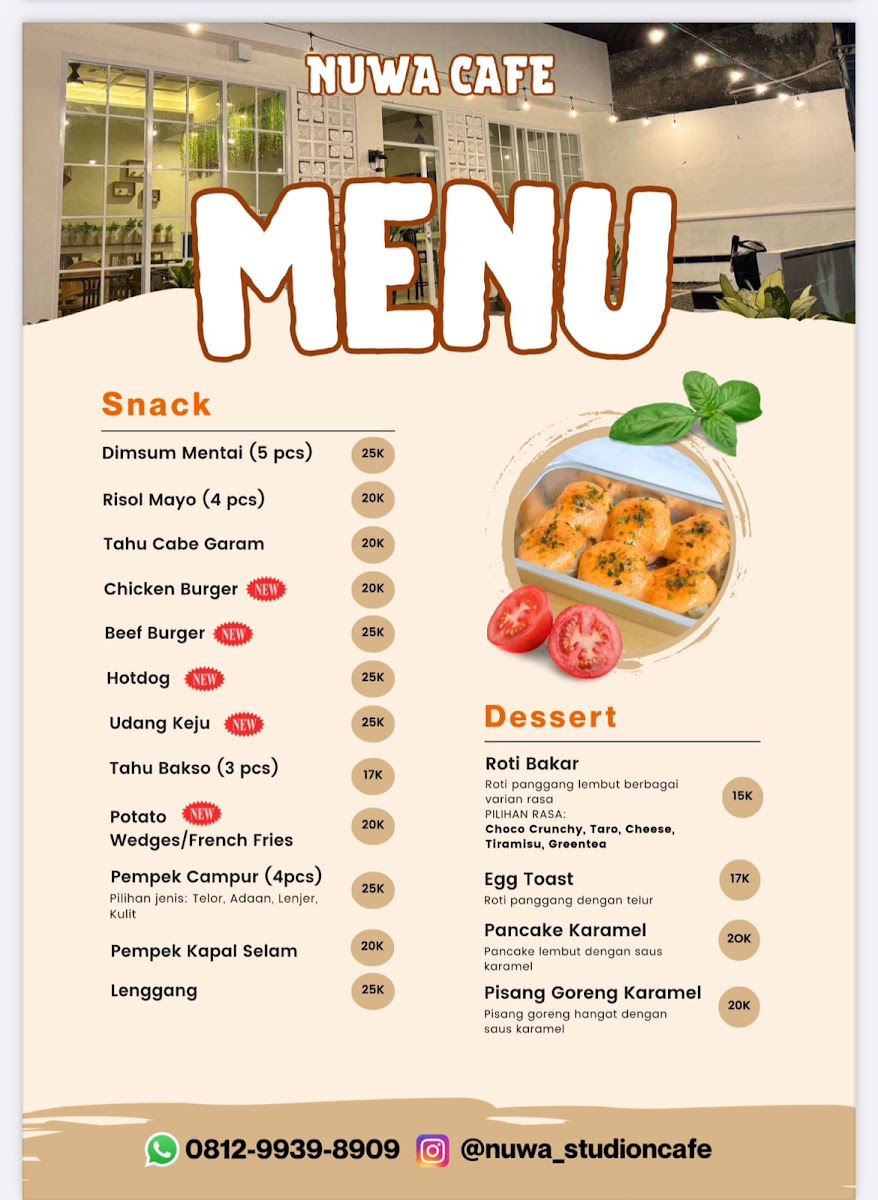 NUWA Cafe Photo Menu 3