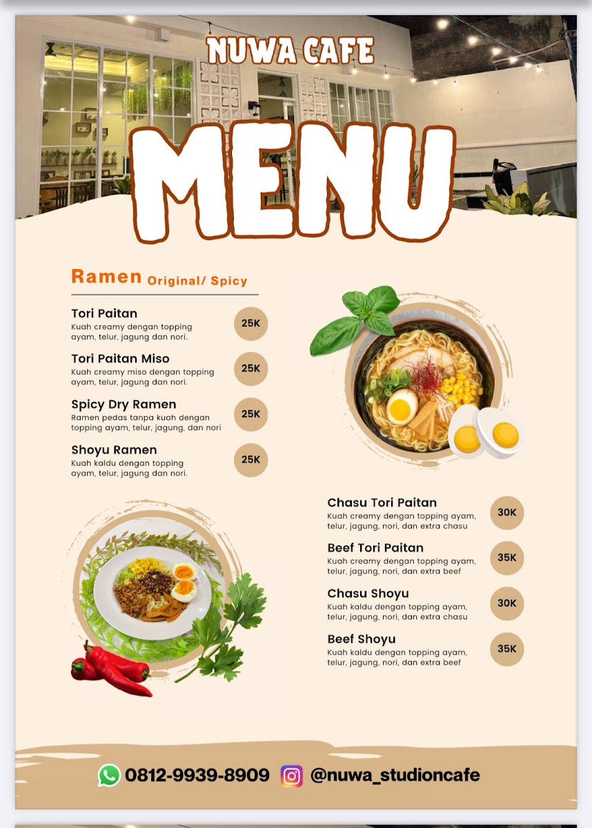 NUWA Cafe Photo Menu 4