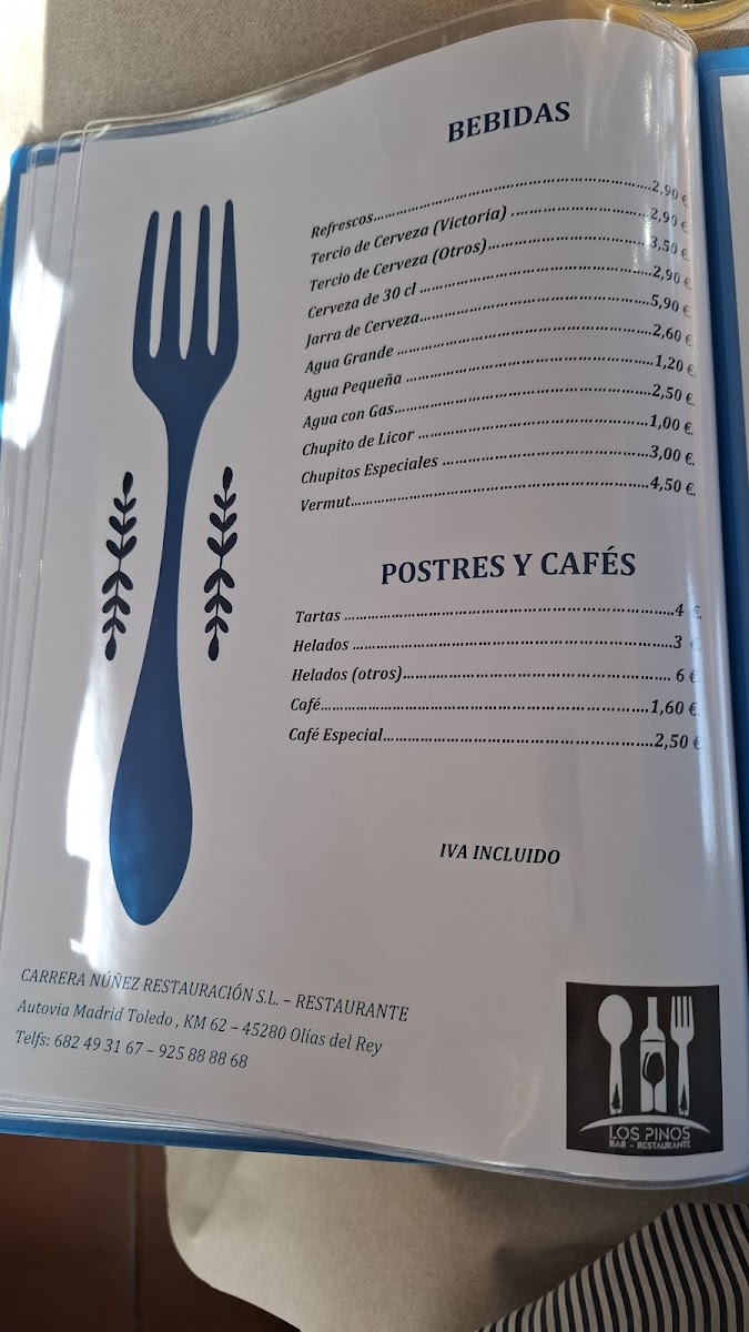 Restaurante Los Pinos Photo Menu 6