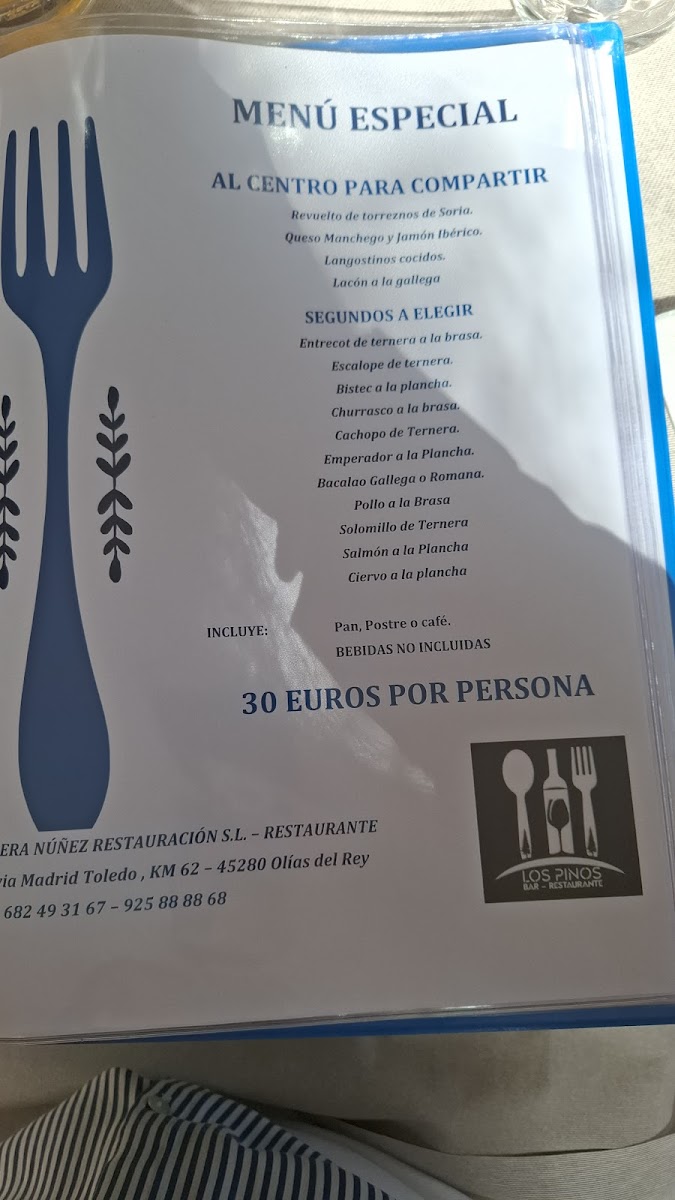 Restaurante Los Pinos Photo Menu 9