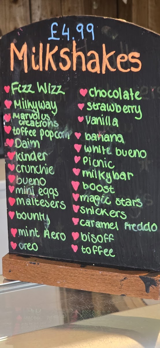 Bobby's Ice Cream Parlour Photo Menu 7