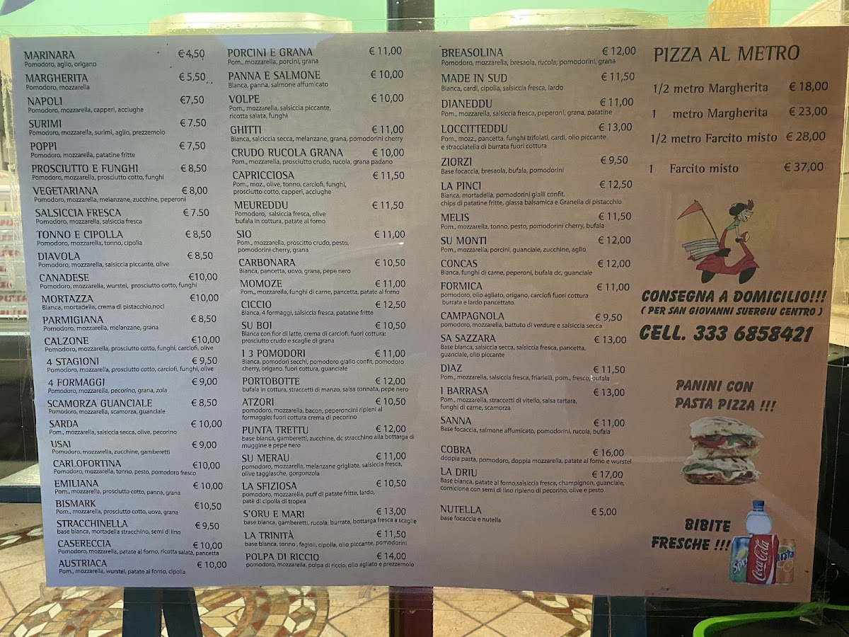 Made in Sud Pizzeria Photo Menu 1