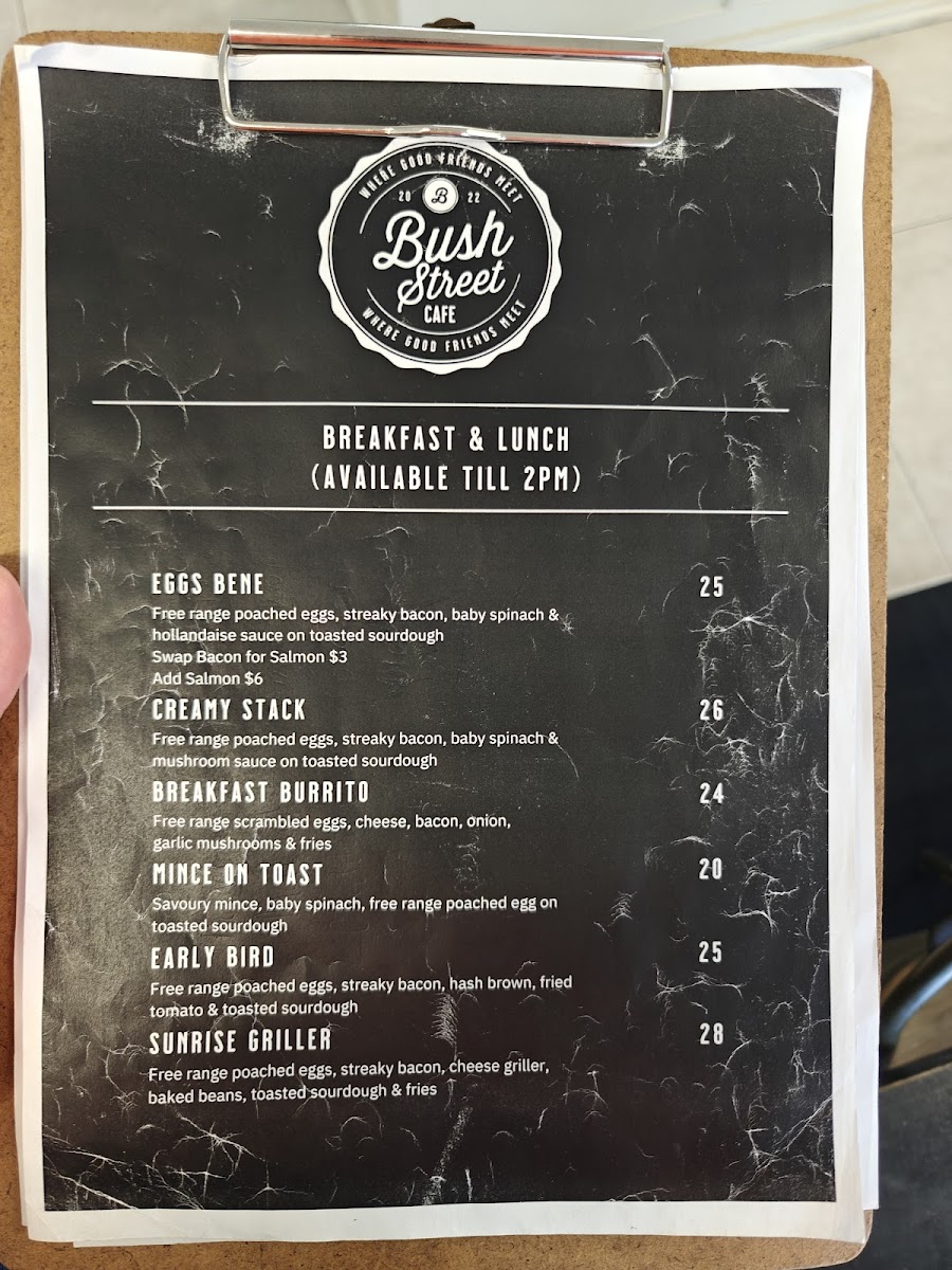 Bush Street Cafe Photo Menu 4