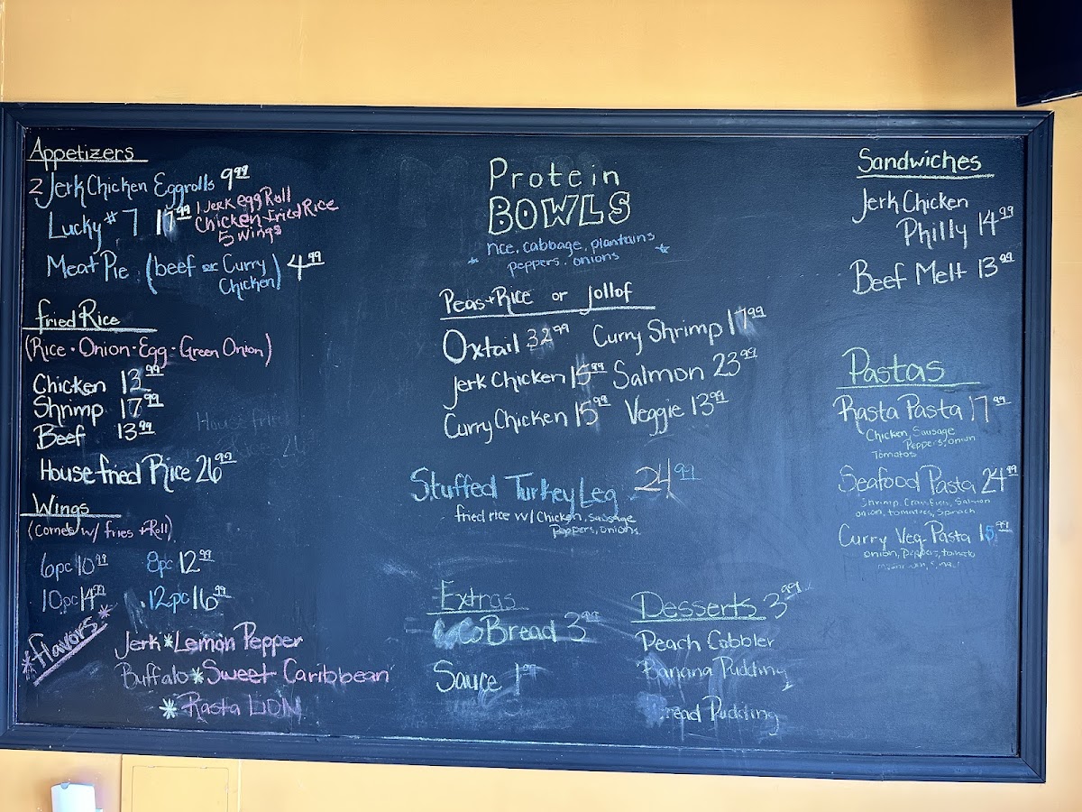 Jerk City Grille Photo Menu 2
