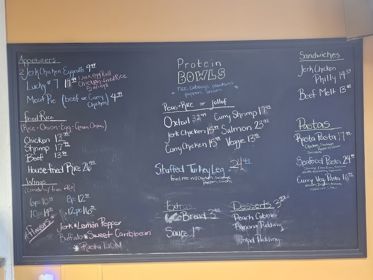 Jerk City Grille Photo Menu 3