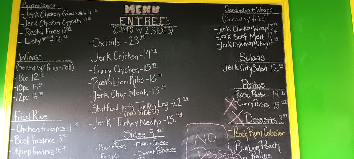 Jerk City Grille Photo Menu 8