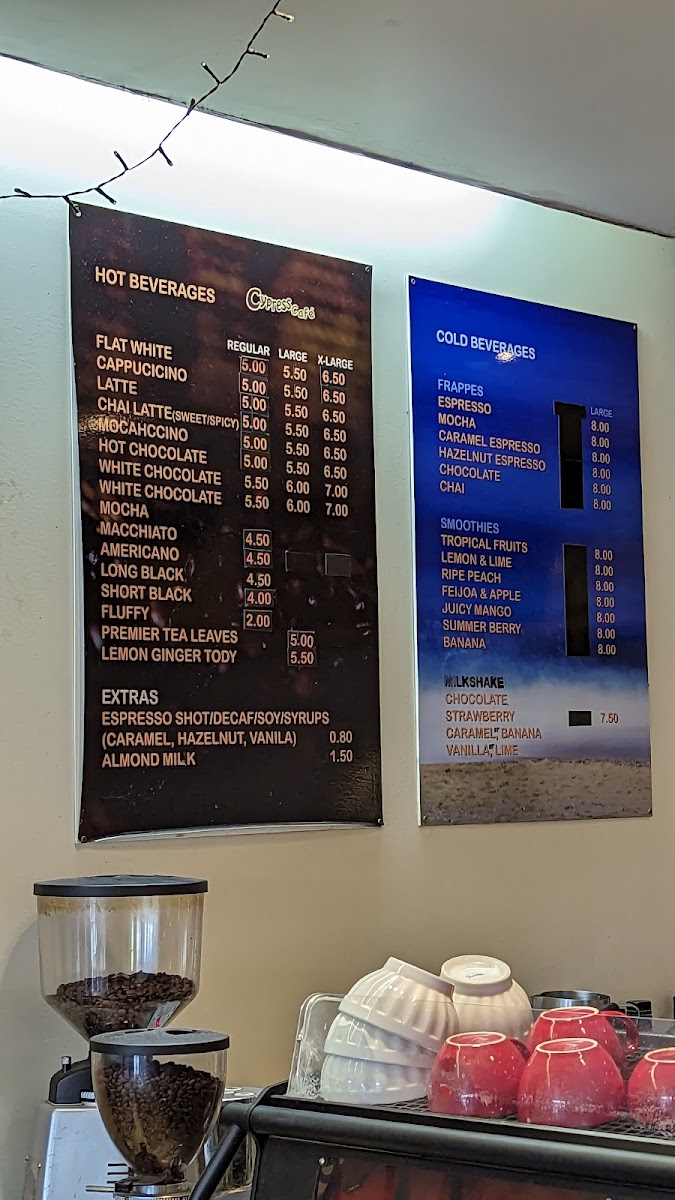 Cypress Café Photo Menu 2