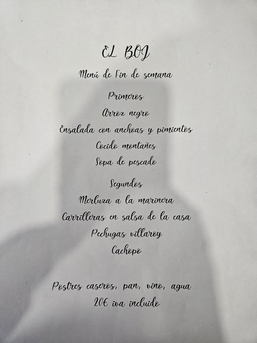 El Boj Restaurante Photo Menu 3
