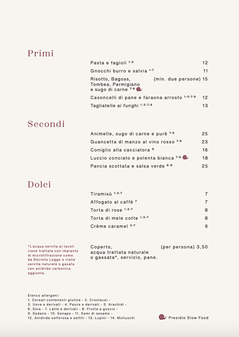 Leali osteria Photo Menu 1