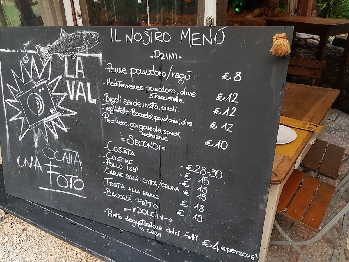 Trattoria La Val Photo Menu 1