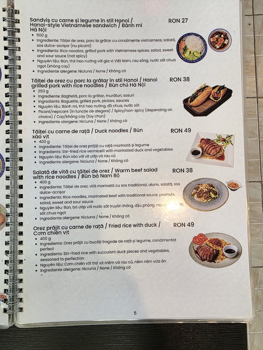 Bep Viet Photo Menu 4