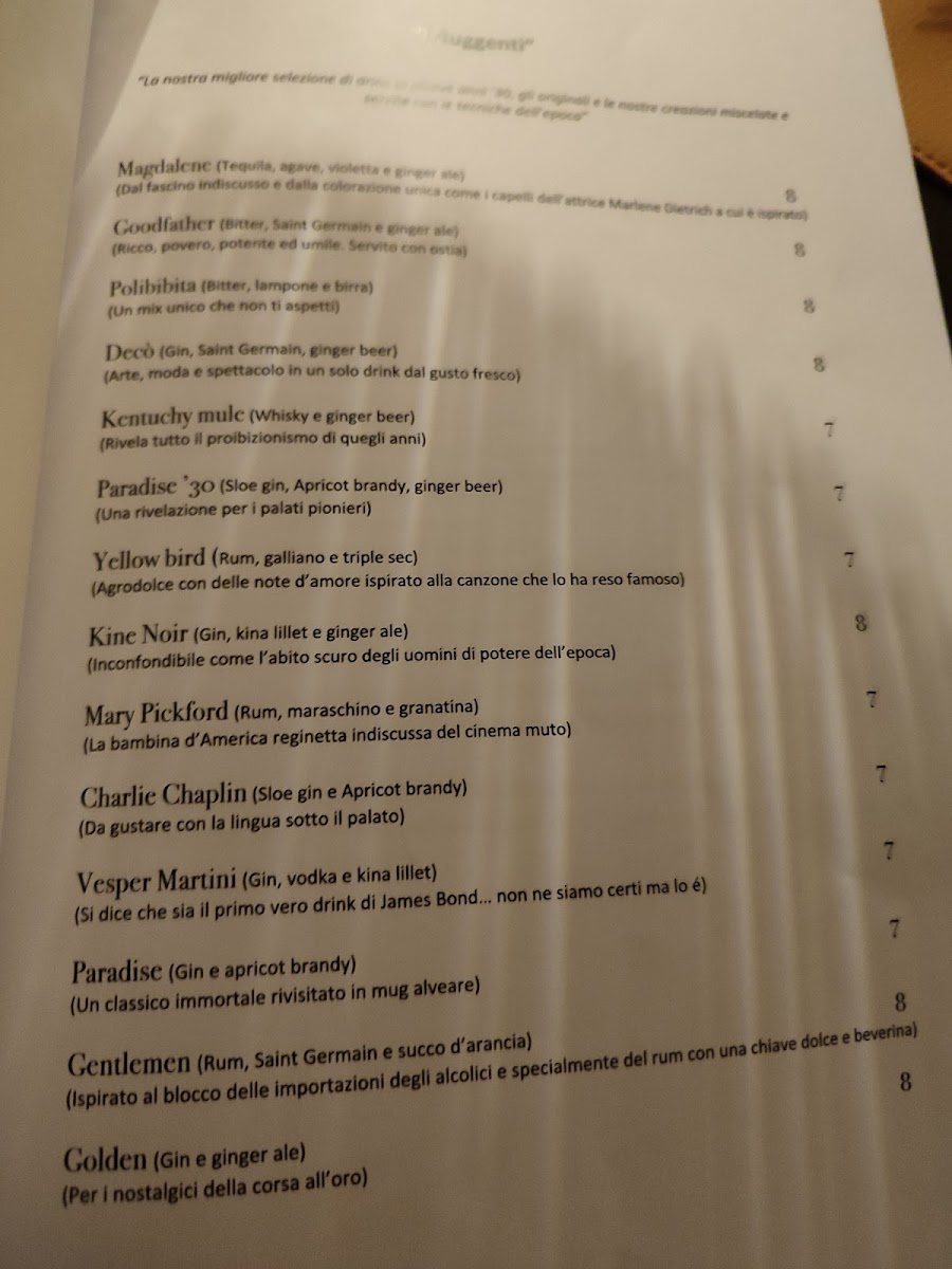 Pizzotto 1930 Photo Menu 1