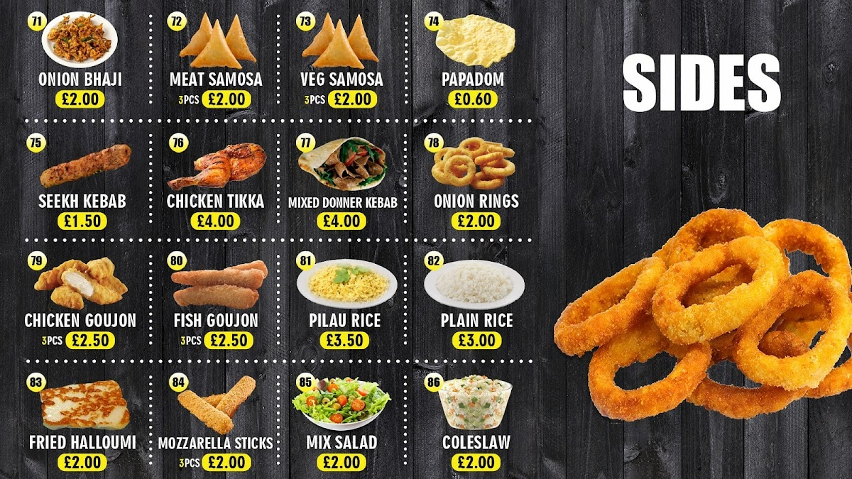 Tazza Takeway Photo Menu 6