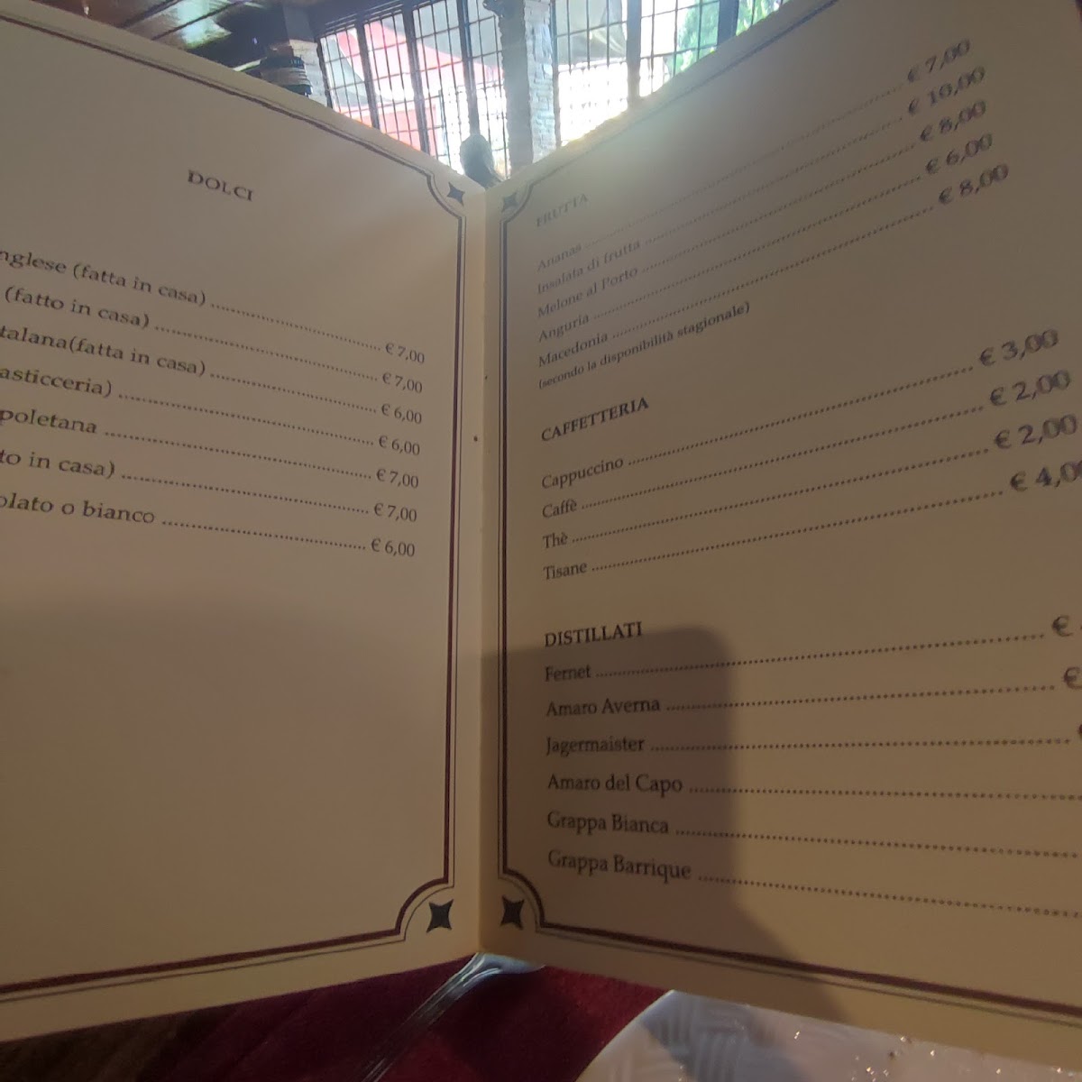 Antica Osteria Da Pietro Photo Menu 9