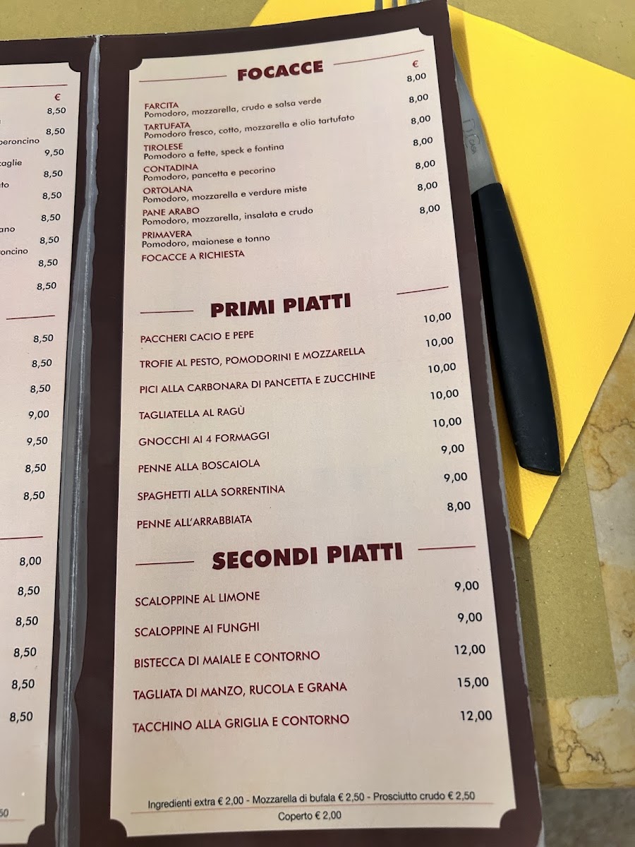 Pizzeria Da Filippo Pisa Photo Menu 3