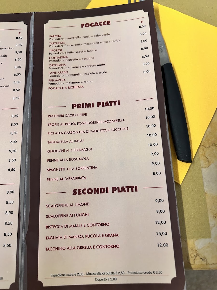 Pizzeria Da Filippo Pisa Photo Menu 6