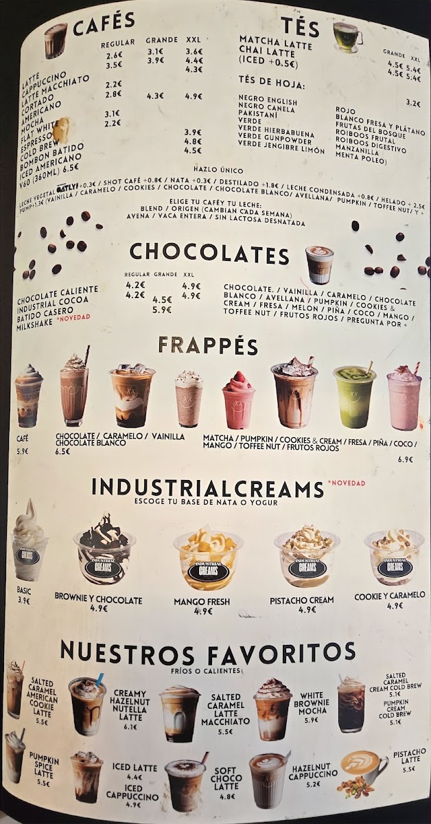 Industrial Coffee Photo Menu 1