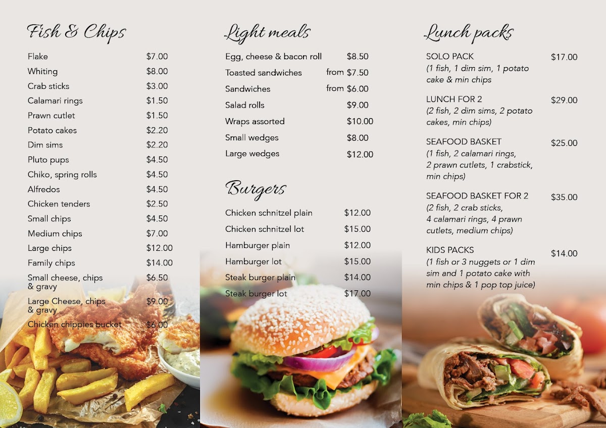 Lake Boga Newsagency Photo Menu 1