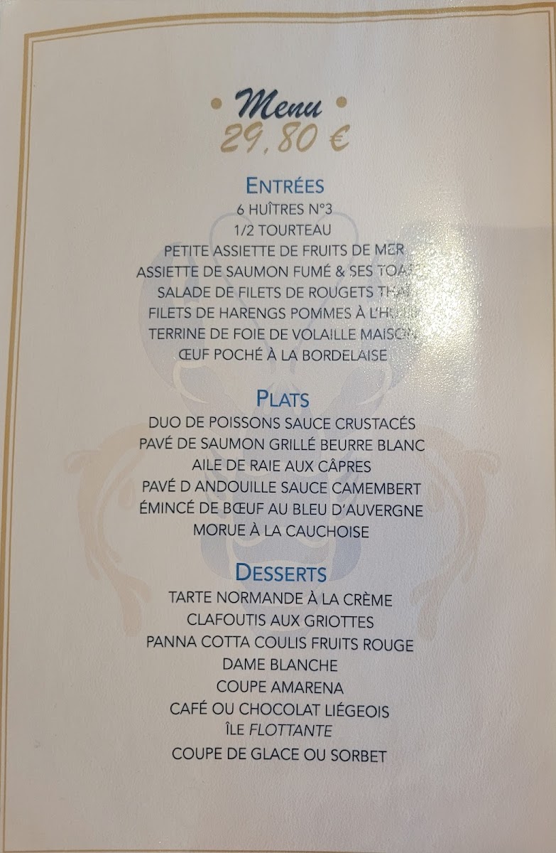 La Plaisance Photo Menu 1