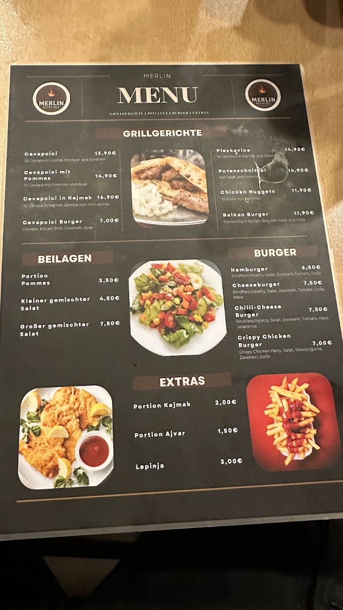 Merlin Balkan Grill Photo Menu 4