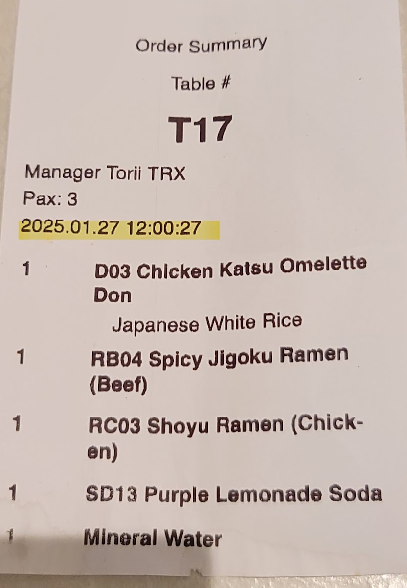 Torii Teppanyaki • The Exchange TRX Photo Menu 3