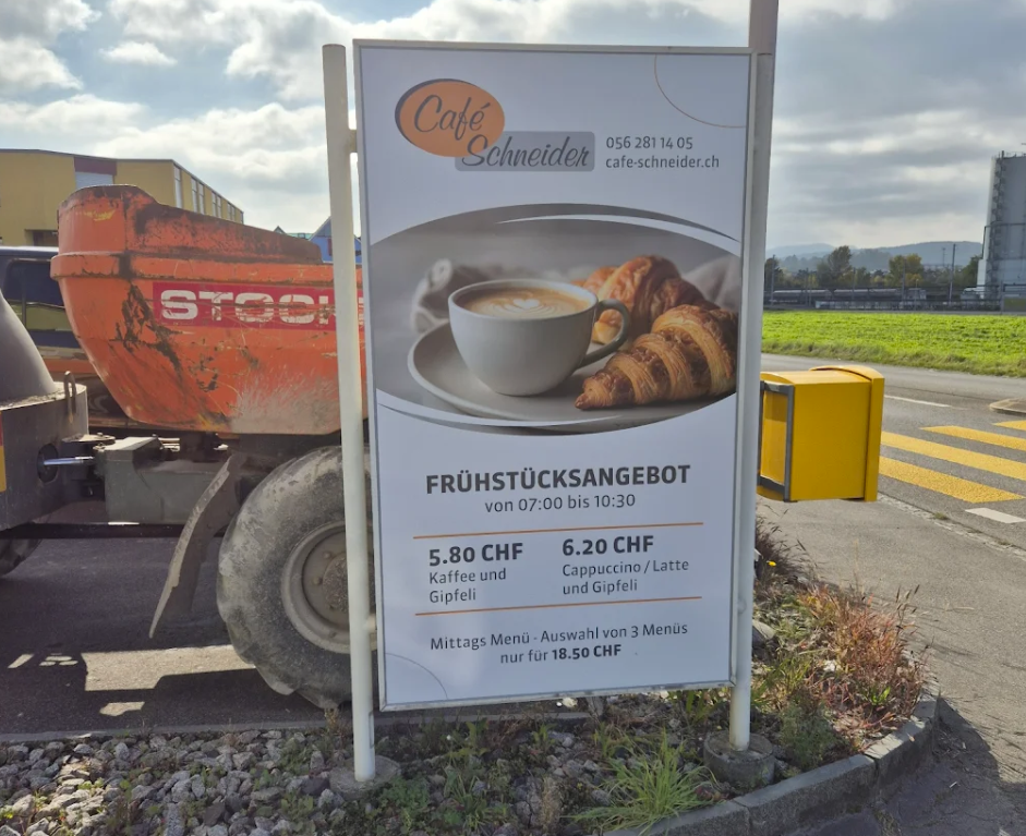 Café Schneider Photo Menu 1