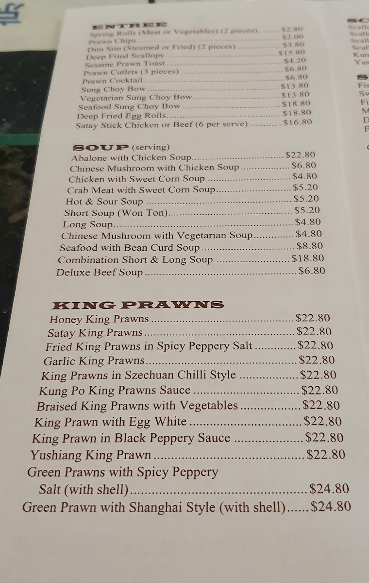 King Fook Photo Menu 3