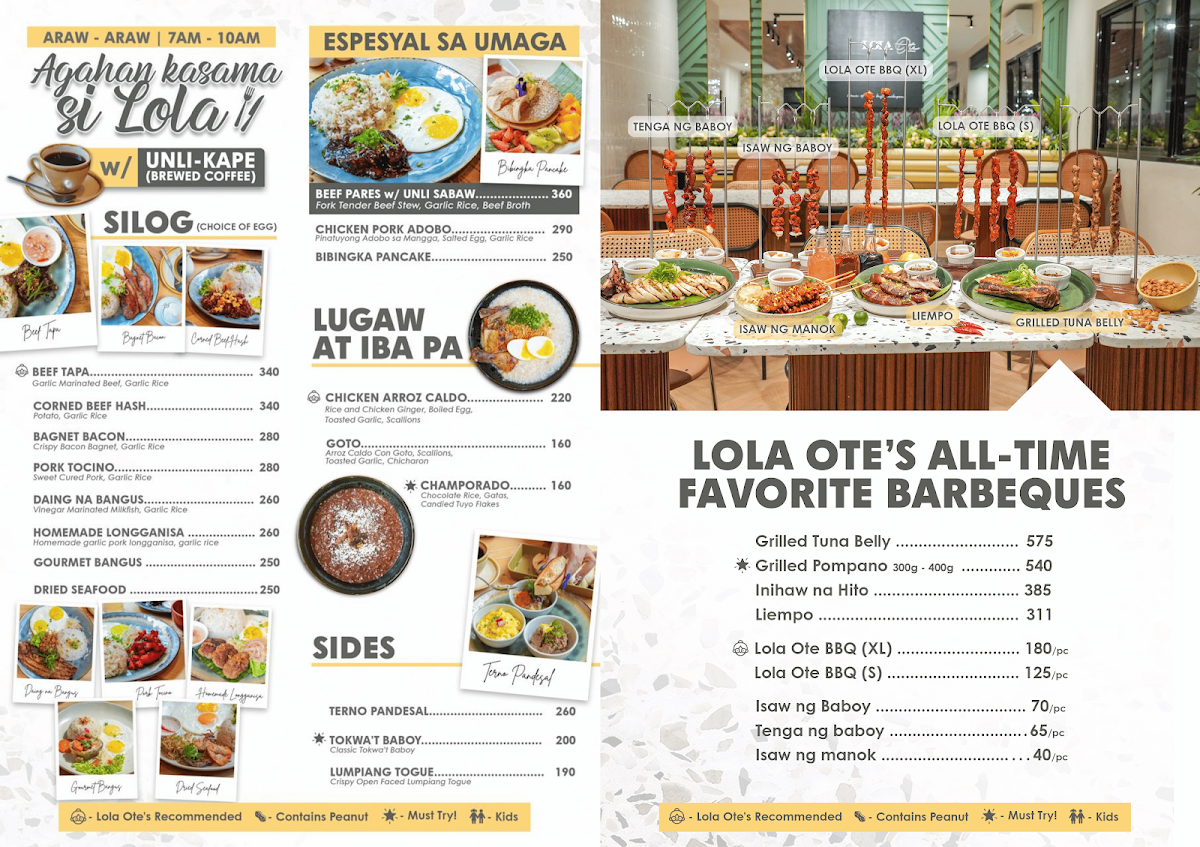 Lola Ote Restaurant Photo Menu 4