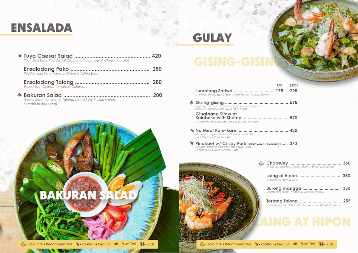 Lola Ote Restaurant Photo Menu 5
