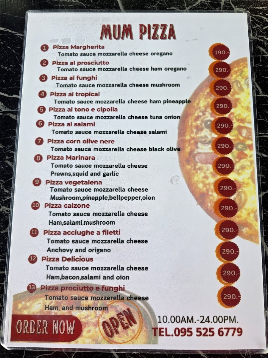 MUM Pizza ( Naiyang 1 ) Photo Menu 3