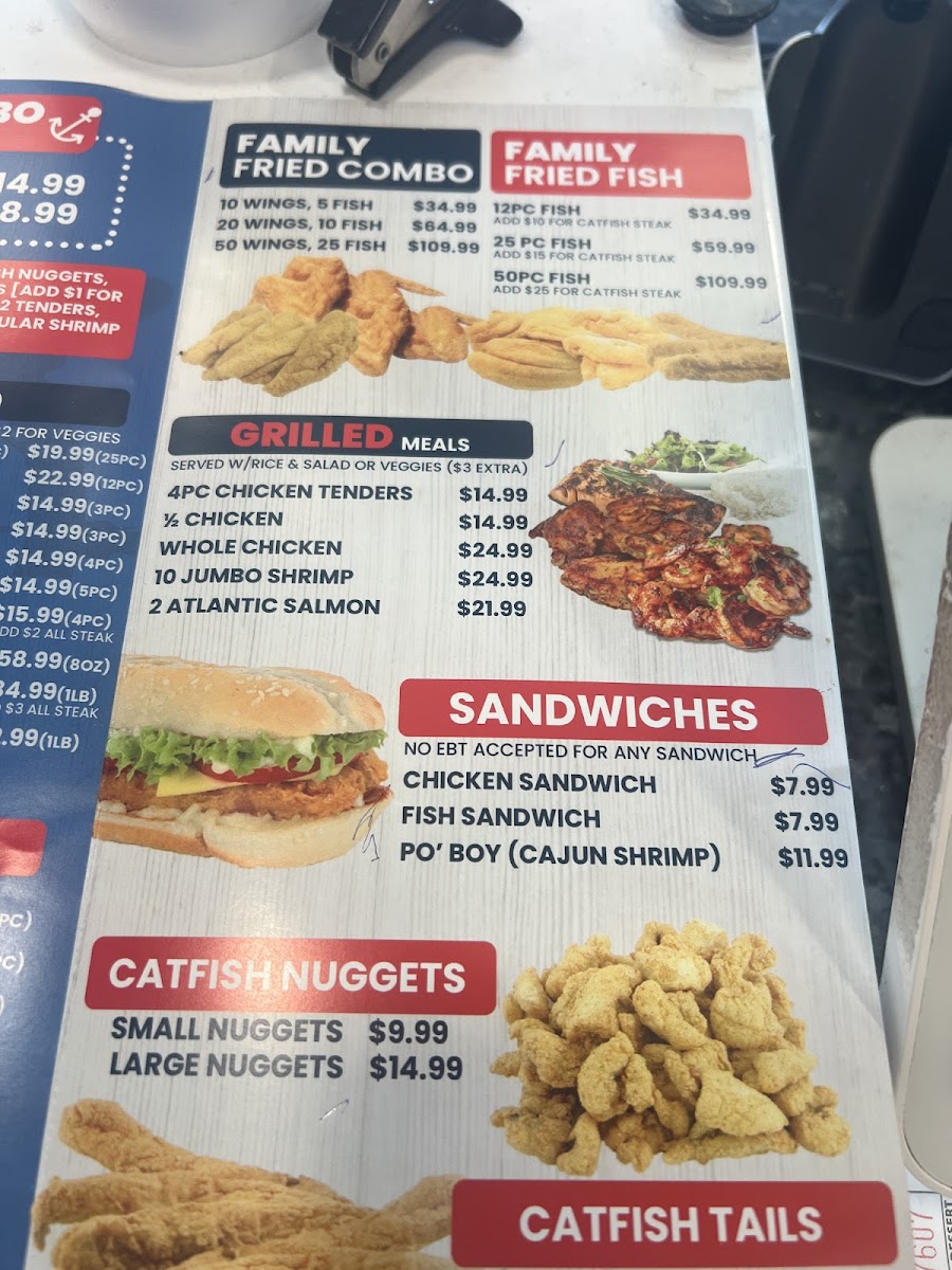 Harbor Chicken & Seafood Market Photo Menu 3