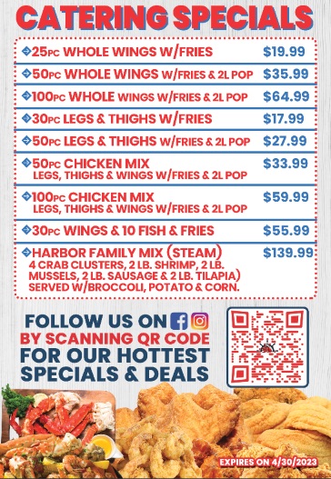 Harbor Chicken & Seafood Market Photo Menu 7