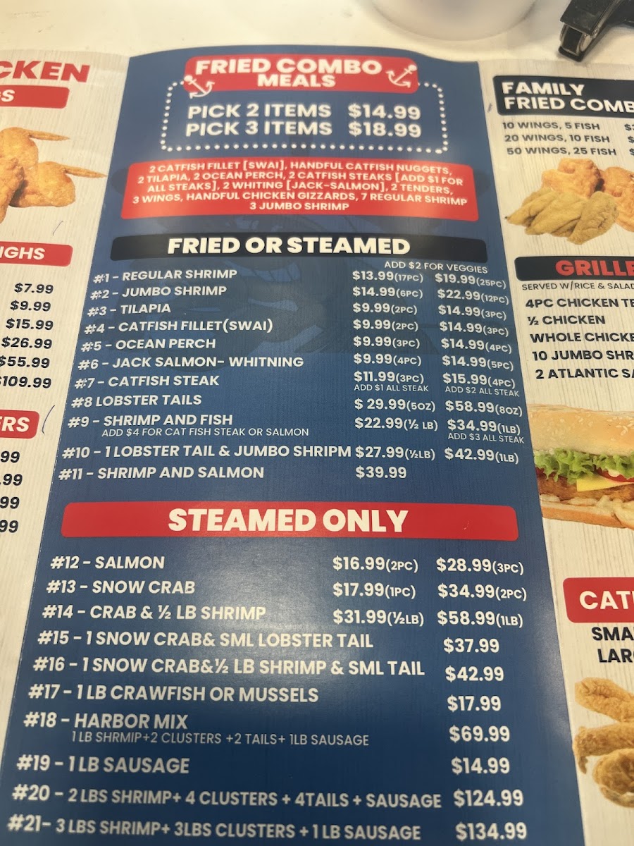 Harbor Chicken & Seafood Market Photo Menu 8