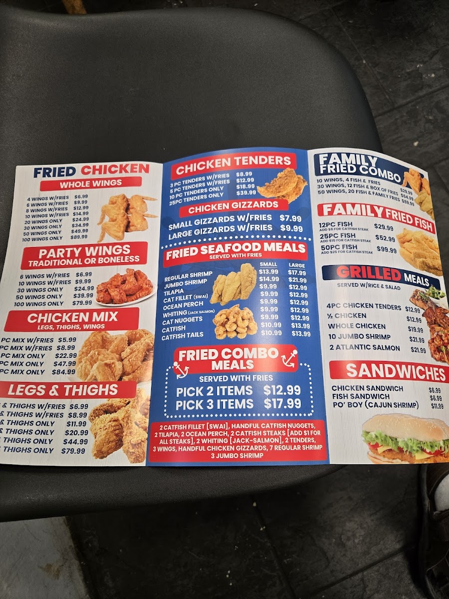 Harbor Chicken & Seafood Market Photo Menu 9