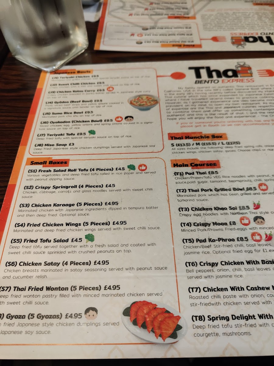 Thai Bento Express Photo Menu 2