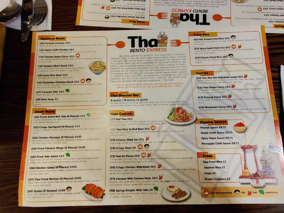 Thai Bento Express Photo Menu 3