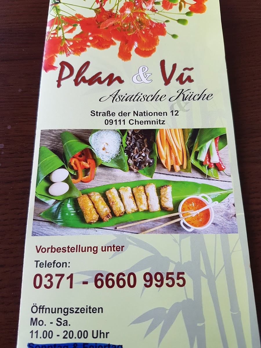 Phan & Vū Photo Menu 7