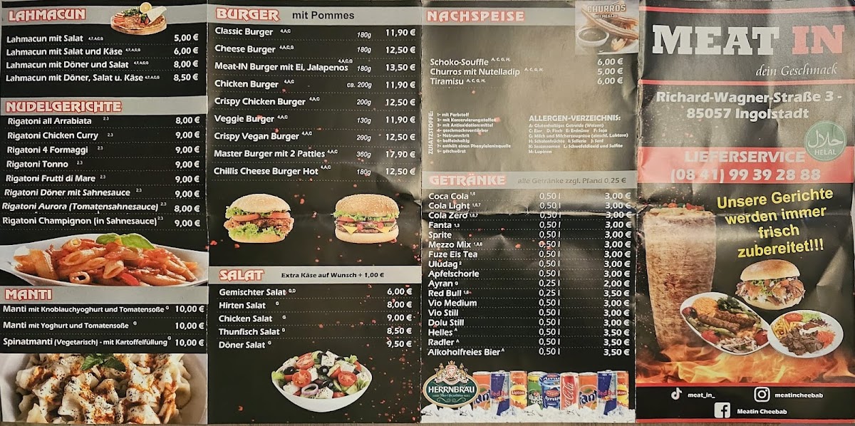 Meat IN - Ingolstadt Photo Menu 1