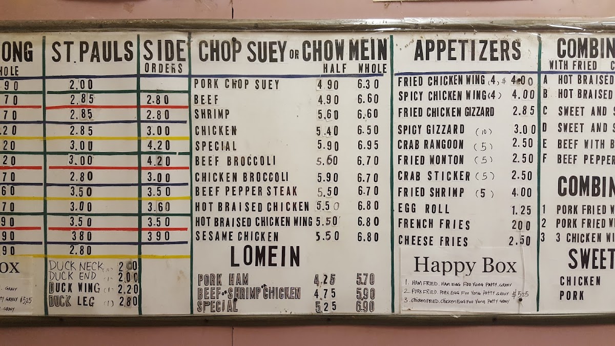 New Light Chop Suey Photo Menu 7