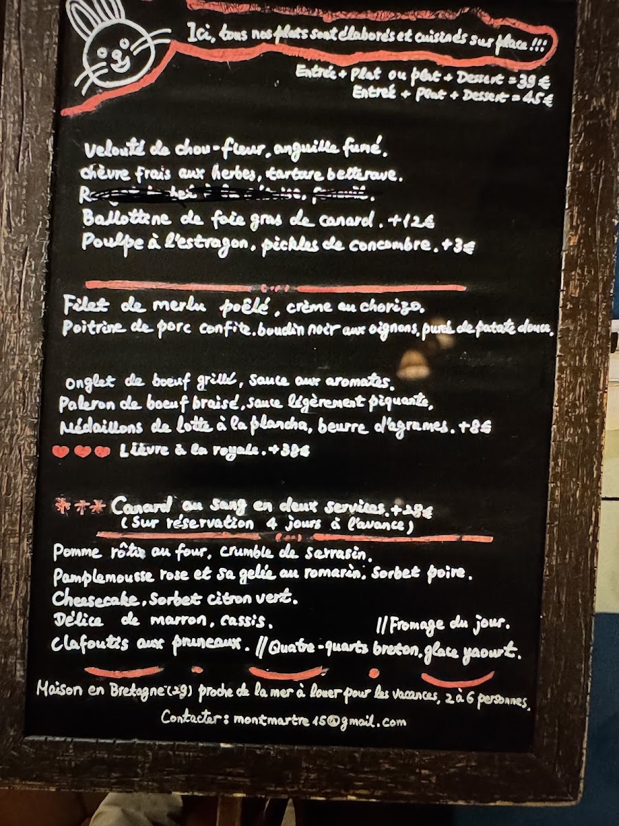 Le Bistrot du Maquis Photo Menu 2